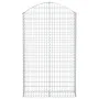 Gabionenkorb Bogenform verzinktes Eisen 100x30x160/180 cm von vidaXL, Töpfe und Pflanzgefäße - Ref: Foro24-153428, Preis: 62,...