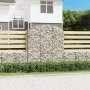 Gabione Korbbogenform aus verzinktem Eisen 150x50x160/180 cm von vidaXL, Töpfe und Pflanzgefäße - Ref: Foro24-153458, Preis: ...