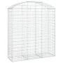 Gabione Korbbogenform aus verzinktem Eisen 150x50x160/180 cm von vidaXL, Töpfe und Pflanzgefäße - Ref: Foro24-153458, Preis: ...