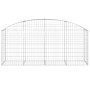 Galvanized iron arch-shaped gabion basket 200x50x80/100cm by vidaXL, Pots and planters - Ref: Foro24-153474, Price: 60,38 €, ...