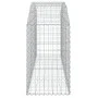 Bogenförmiger Gabionenkorb aus verzinktem Eisen, 200 x 50 x 80/100 cm von vidaXL, Töpfe und Pflanzgefäße - Ref: Foro24-153474...