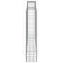 Gabione Korbbogenform aus verzinktem Eisen 400x50x220/240 cm von vidaXL, Töpfe und Pflanzgefäße - Ref: Foro24-153541, Preis: ...