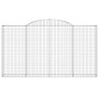 Gabione Korbbogenform aus verzinktem Eisen 300x30x160/180 cm von vidaXL, Töpfe und Pflanzgefäße - Ref: Foro24-153508, Preis: ...