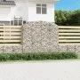 Gabion basket arch shape galvanized iron 200x50x180/200 cm by vidaXL, Pots and planters - Ref: Foro24-153479, Price: 132,77 €...