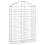 Cesta gaviones forma arco hierro galvanizado 100x30x140/160 cm de vidaXL, Maceteros y jardineras - Ref: Foro24-153427, Precio...