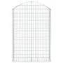 Cesta gaviones forma arco hierro galvanizado 100x30x140/160 cm de vidaXL, Maceteros y jardineras - Ref: Foro24-153427, Precio...