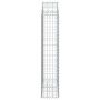 Gabione Korbbogenform aus verzinktem Eisen 100x30x140/160 cm von vidaXL, Töpfe und Pflanzgefäße - Ref: Foro24-153427, Preis: ...