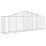 Galvanized iron arch-shaped gabion basket 200x30x60/80 cm by vidaXL, Pots and planters - Ref: Foro24-153383, Price: 84,23 €, ...