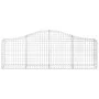 Cesta de gaviones forma arco hierro galvanizado 200x30x60/80 cm de vidaXL, Maceteros y jardineras - Ref: Foro24-153383, Preci...