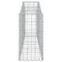 Galvanized iron arch-shaped gabion basket 200x30x60/80 cm by vidaXL, Pots and planters - Ref: Foro24-153383, Price: 84,23 €, ...