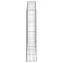 Cesta gaviones forma arco hierro galvanizado 200x30x140/160 cm de vidaXL, Maceteros y jardineras - Ref: Foro24-153467, Precio...