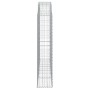 Galvanized iron arch-shaped gabions basket 200x30x140/160 cm by vidaXL, Pots and planters - Ref: Foro24-153467, Price: 101,16...