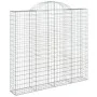 Gabionenkorb Bogenform verzinktes Eisen 200x30x180/200 cm von vidaXL, Töpfe und Pflanzgefäße - Ref: Foro24-153489, Preis: 115...
