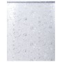 Lámina de ventana esmerilada patrón de flor PVC 45x500 cm