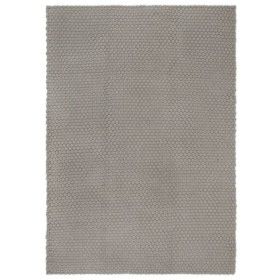 Rectangular gray cotton rug 160x230 cm by vidaXL, Rugs - Ref: Foro24-345122, Price: 86,38 €, Discount: %