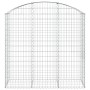 Gabione Korbbogenform aus verzinktem Eisen 150x50x140/160 cm von vidaXL, Töpfe und Pflanzgefäße - Ref: Foro24-153457, Preis: ...
