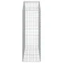 Gabione Korbbogenform aus verzinktem Eisen 150x50x140/160 cm von vidaXL, Töpfe und Pflanzgefäße - Ref: Foro24-153457, Preis: ...