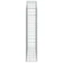Galvanized iron arch-shaped gabions basket 150x30x140/160 cm by vidaXL, Pots and planters - Ref: Foro24-153447, Price: 81,17 ...