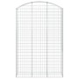 Gabion Korbbogen Form verzinktes Eisen 150x50x220/240 cm von vidaXL, Töpfe und Pflanzgefäße - Ref: Foro24-153461, Preis: 89,5...