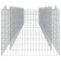Bogenförmiges Gabionenbett aus verzinktem Eisen, 800 x 100 x 100 cm von vidaXL, Töpfe und Pflanzgefäße - Ref: Foro24-153557, ...