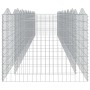 Galvanized iron arch shaped gabion bed 800x100x100cm by vidaXL, Pots and planters - Ref: Foro24-153557, Price: 303,76 €, Disc...