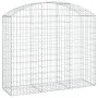 Gabion Korbbogen Form verzinktes Eisen 150x50x120/140 cm von vidaXL, Töpfe und Pflanzgefäße - Ref: Foro24-153456, Preis: 59,5...