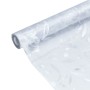 Lámina de ventana esmerilada patrón de flor PVC 45x500 cm