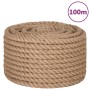 Jute rope 100 m long and 16 mm thick by vidaXL, Ropes and metal cords - Ref: Foro24-153763, Price: 80,96 €, Discount: %