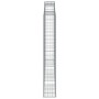 Gabione Korbbogenform aus verzinktem Eisen 300x30x200/220 cm von vidaXL, Töpfe und Pflanzgefäße - Ref: Foro24-153510, Preis: ...