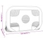 Fußballtor mit Polyesterzielscheibe 120x80x80cm von vidaXL, Fußballtore - Ref: Foro24-93761, Preis: 53,54 €, Rabatt: %