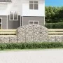 Cesta gaviones forma arco hierro galvanizado 200x50x120/140 cm de vidaXL, Maceteros y jardineras - Ref: Foro24-153476, Precio...