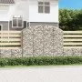 Gabion basket arch shape galvanized iron 200x50x160/180 cm by vidaXL, Pots and planters - Ref: Foro24-153478, Price: 90,85 €,...