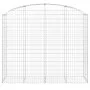 Gabione Korbbogenform aus verzinktem Eisen 200x50x160/180 cm von vidaXL, Töpfe und Pflanzgefäße - Ref: Foro24-153478, Preis: ...