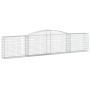 Gabion Korb Bogenform verzinktes Eisen 400x30x80/100cm von vidaXL, Töpfe und Pflanzgefäße - Ref: Foro24-153524, Preis: 87,17 ...