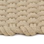 Rectangular natural cotton rug 160x230 cm by vidaXL, Rugs - Ref: Foro24-345112, Price: 86,70 €, Discount: %