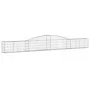 Galvanized iron arch-shaped gabion basket 400x30x40/60 cm by vidaXL, Pots and planters - Ref: Foro24-153522, Price: 68,27 €, ...
