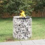 Galvanized iron gabion brazier Ø50 cm by vidaXL, Chimneys - Ref: Foro24-153558, Price: 55,07 €, Discount: %