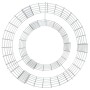 Galvanized iron gabion brazier Ø50 cm by vidaXL, Chimneys - Ref: Foro24-153558, Price: 55,07 €, Discount: %