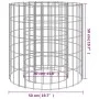 Gabionen-Kohlenbecken aus verzinktem Eisen Ø50 cm von vidaXL, Kamine - Ref: Foro24-153558, Preis: 49,46 €, Rabatt: %