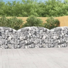 Gabionenkorb Bogenform verzinktes Eisen 200x50x100/120 cm von vidaXL, Töpfe und Pflanzgefäße - Ref: Foro24-153475, Preis: 67,...