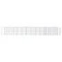 Arriate de gaviones forma arco hierro galvanizado 600x50x100cm de vidaXL, Maceteros y jardineras - Ref: Foro24-153548, Precio...
