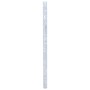 Lámina de ventana esmerilada patrón de flor PVC 90x500 cm
