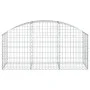 Cesta de gaviones forma arco hierro galvanizado 150x50x60/80 cm de vidaXL, Maceteros y jardineras - Ref: Foro24-153453, Preci...