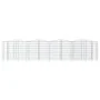 Arriate de gaviones forma arco hierro galvanizado 400x50x100cm de vidaXL, Maceteros y jardineras - Ref: Foro24-153547, Precio...