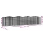 Gabion Bettbogen Form verzinktes Eisen 400x50x100cm von vidaXL, Töpfe und Pflanzgefäße - Ref: Foro24-153547, Preis: 132,51 €,...