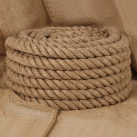 Cuerda de yute 25 m de longitud y 36 mm de grosor de vidaXL, Sogas y cuerdas metálicas - Ref: Foro24-153774, Precio: 125,56 €...