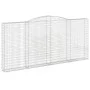 Gabione Korbbogenform aus verzinktem Eisen 400x30x180/200 cm von vidaXL, Töpfe und Pflanzgefäße - Ref: Foro24-153529, Preis: ...