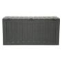 Schwarze Aufbewahrungsbox aus Polypropylen, 118 x 53 x 57 cm von vidaXL, Aufbewahrungskörbe - Ref: Foro24-153887, Preis: 89,7...