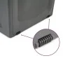 Caja de almacenaje polipropileno negra 118x53x57 cm de vidaXL, Cestas para almacenaje - Ref: Foro24-153887, Precio: 77,09 €, ...