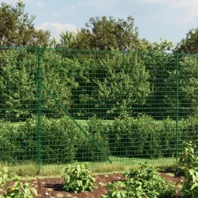 Wire fence with anchor spikes green 2x25 m by vidaXL, fence panels - Ref: Foro24-154110, Price: 341,41 €, Discount: %
